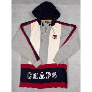 Vintage Polo Ralph Lauren Mens  Hooded 1/4 Zip Size XL